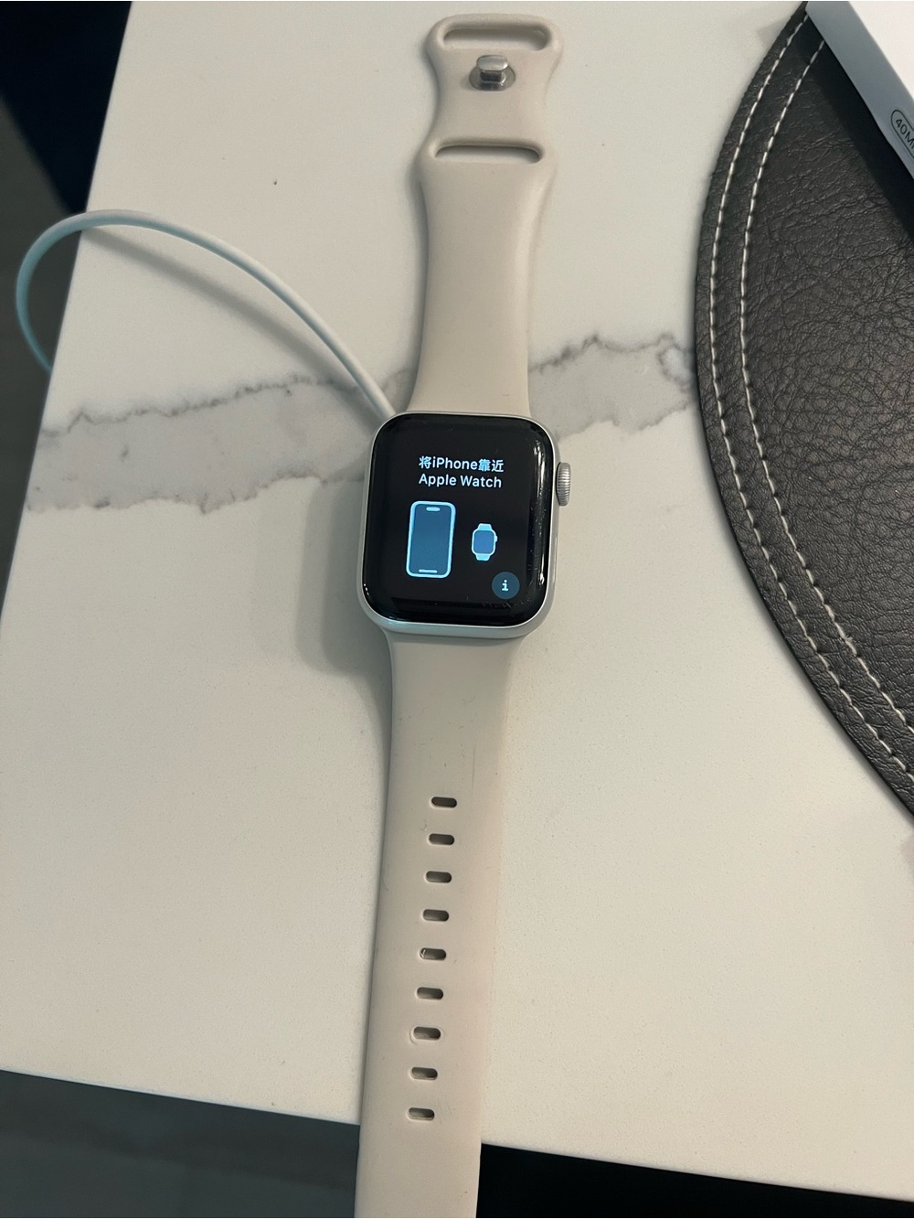Apple Watch  plus GPS Silver Case with 6 Sport Band and silver Milanese loop